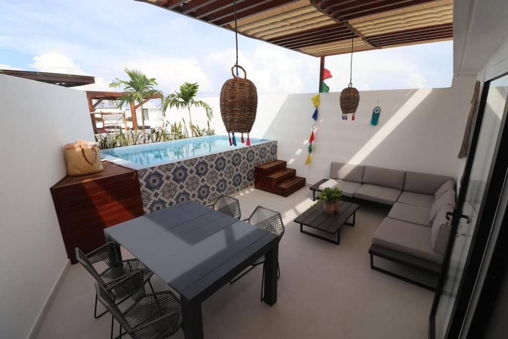 Amazing!! Ph 2 Bdrm + Private Rooftop &pool /aldea Zama * Tulum