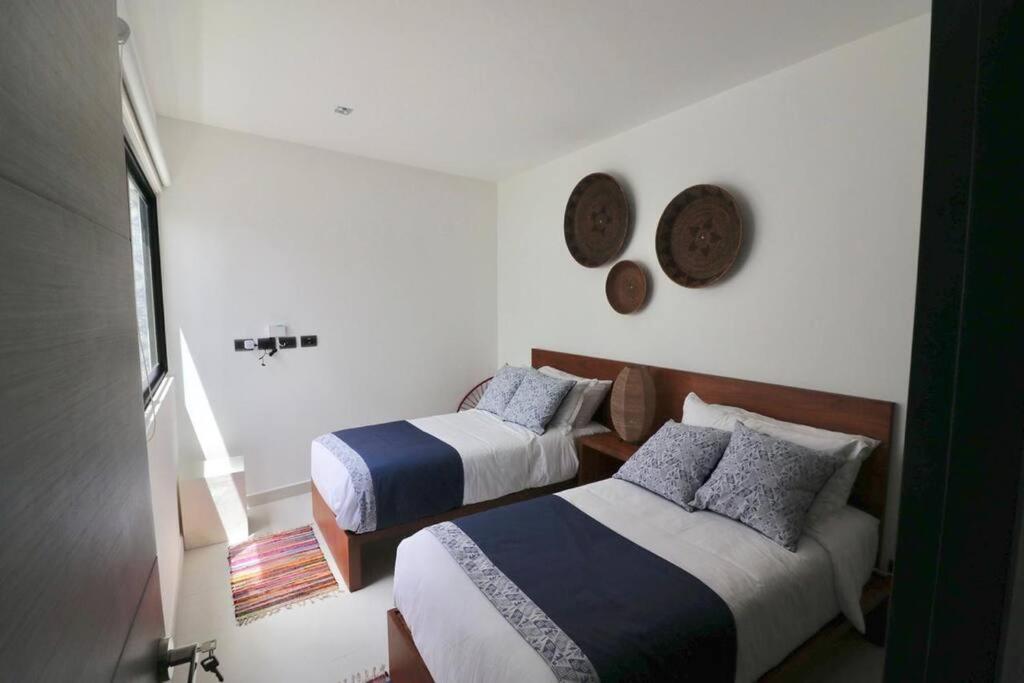 Amazing!! Ph 2 Bdrm + Private Rooftop &pool /aldea Zama Appartamento